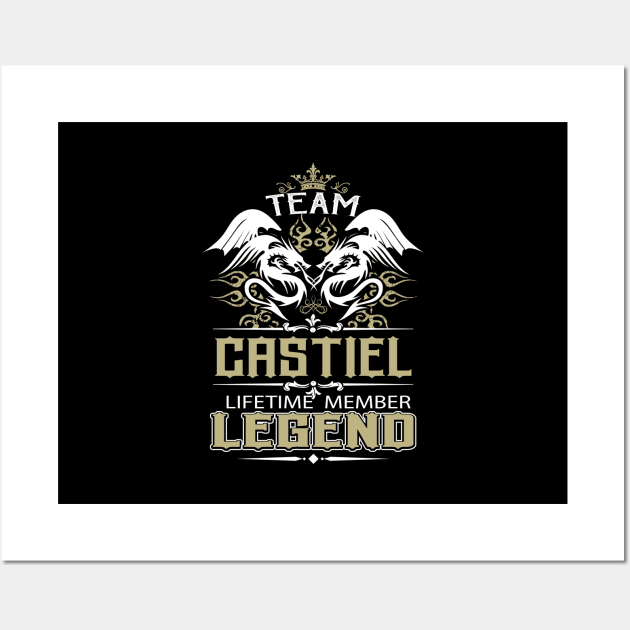 Castiel Name T Shirt -  Team Castiel Lifetime Member Legend Name Gift Item Tee Wall Art by yalytkinyq